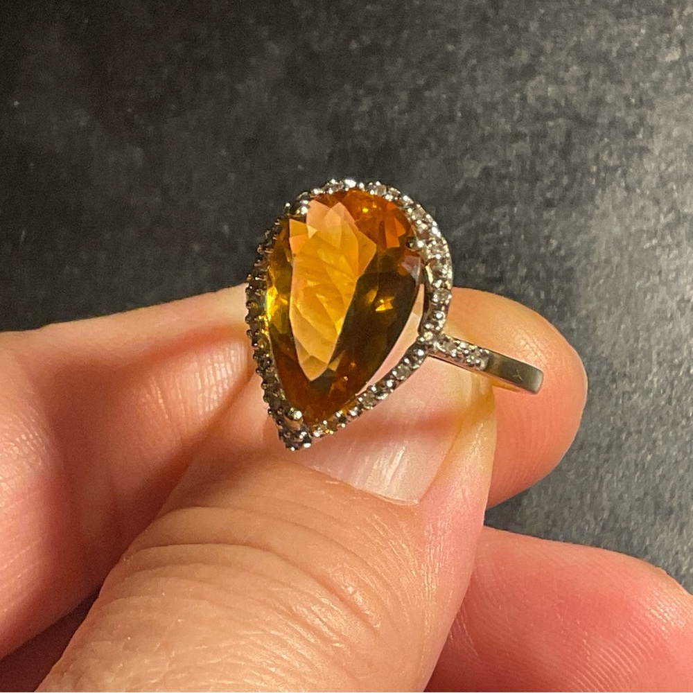Yellow Tourmaline Ring - Picture 5 of 9